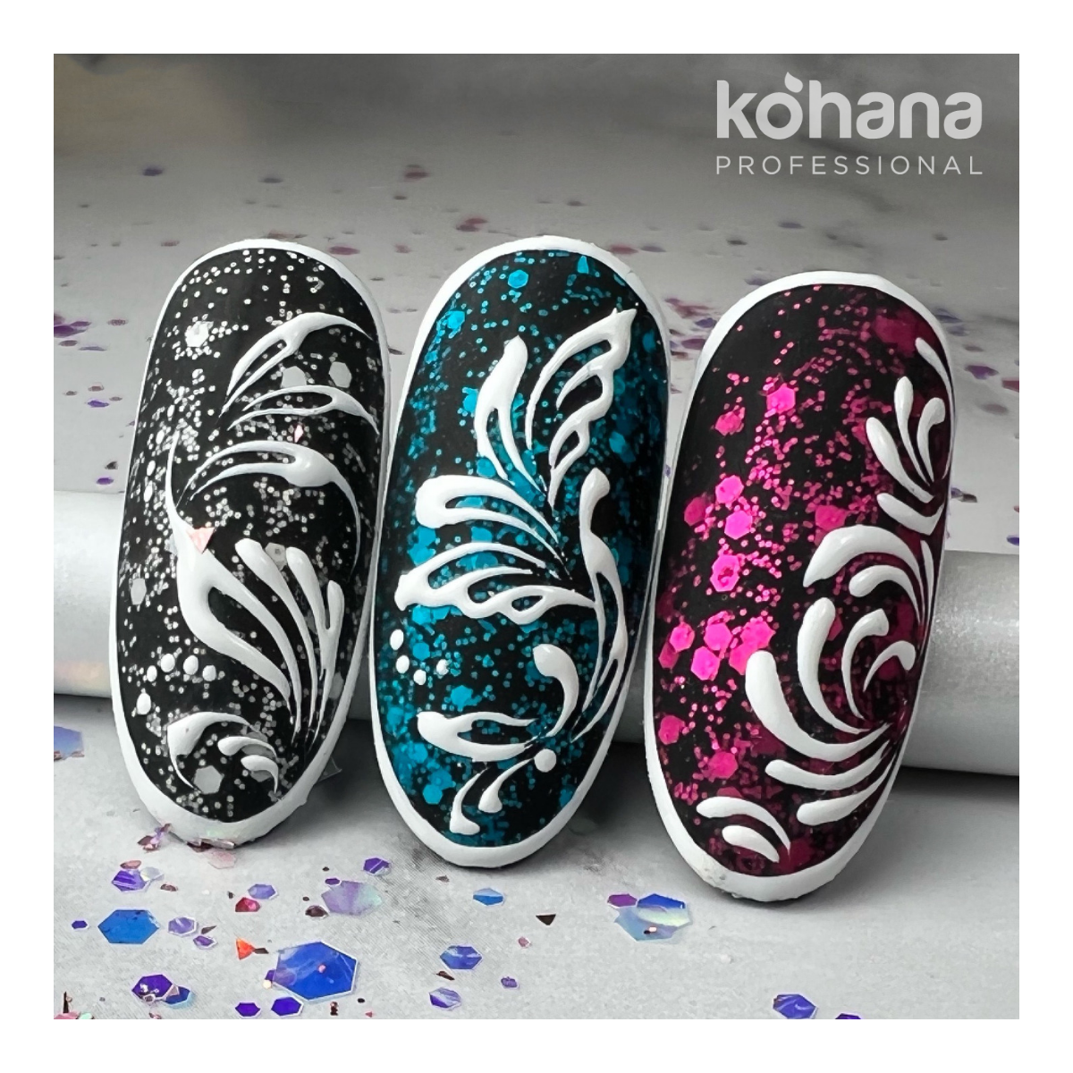 Nail Art Gel White 8ml – Kohana Professional - Main Image