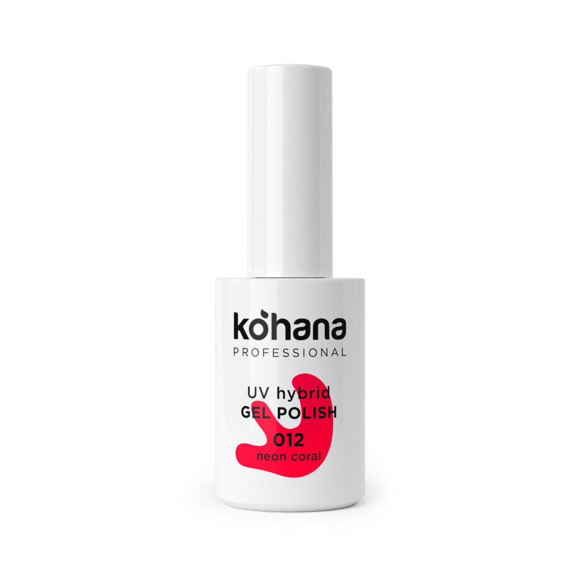012 Neon Coral Gel Polish 10ml