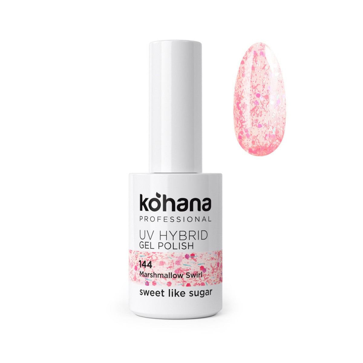 144 Marshmallow Swirl Gel Polish 10ml
