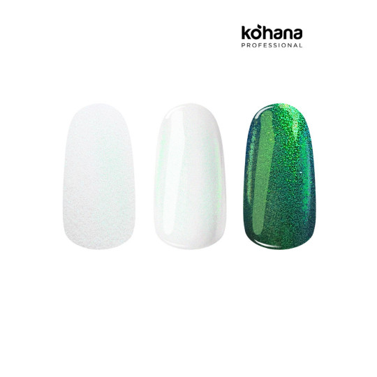 Kohana professional dust effect for nail art mermaid effect green