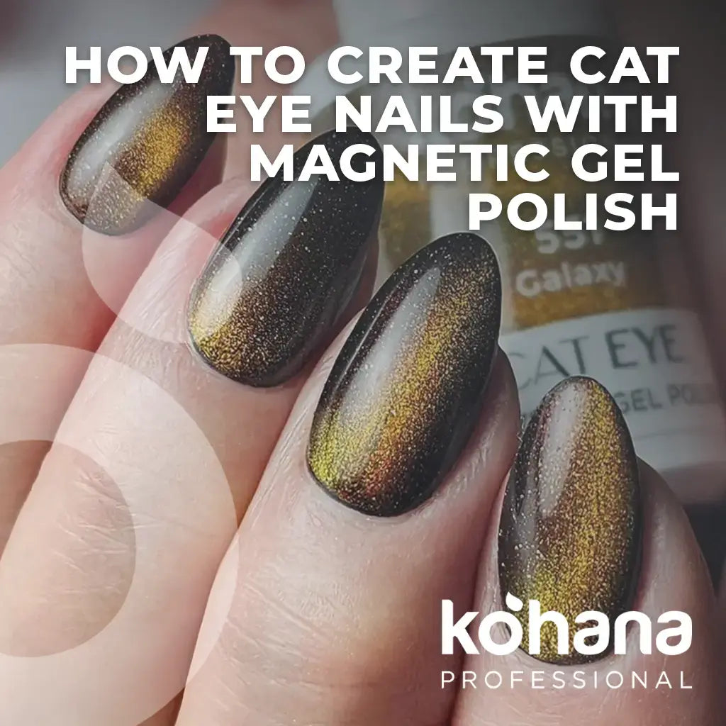 How to Create Cat Eye Nails with Magnetic Gel Polish