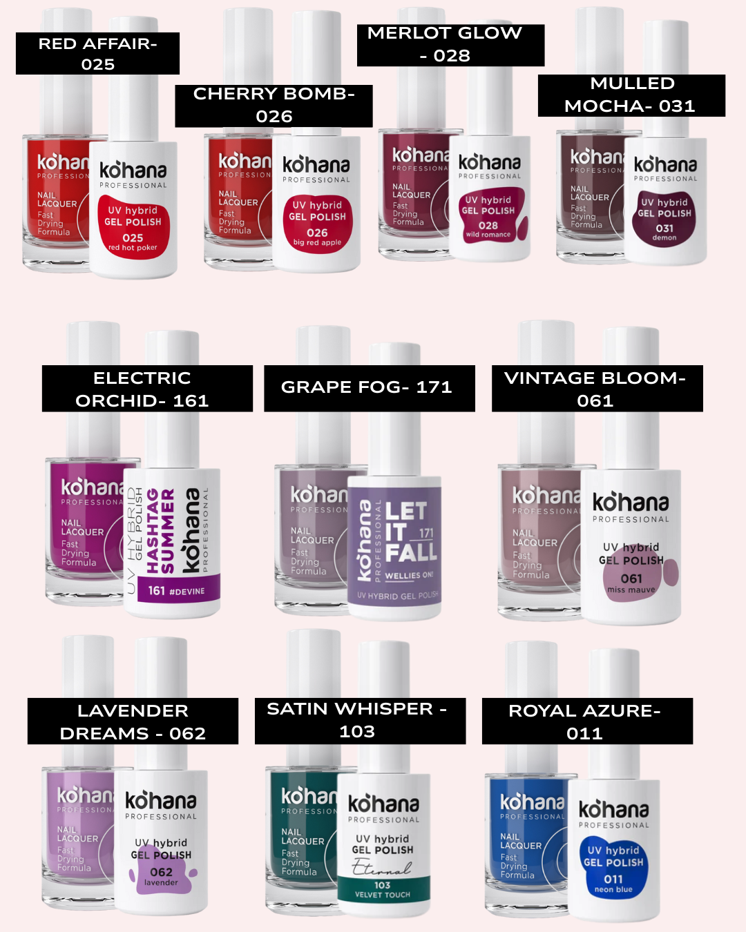 KOHANA NAIL LACQUERS - BECAUSE CLASSIC NEVER LEFT