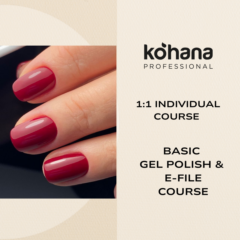 Gel Polish and E-File Manicure Course 1:1