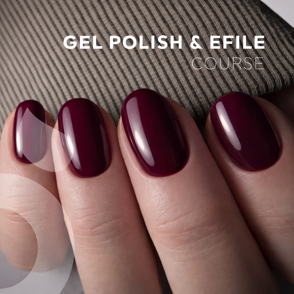 E File Course Gel Polish Manicure, E-file course, Electric File machine course for ...