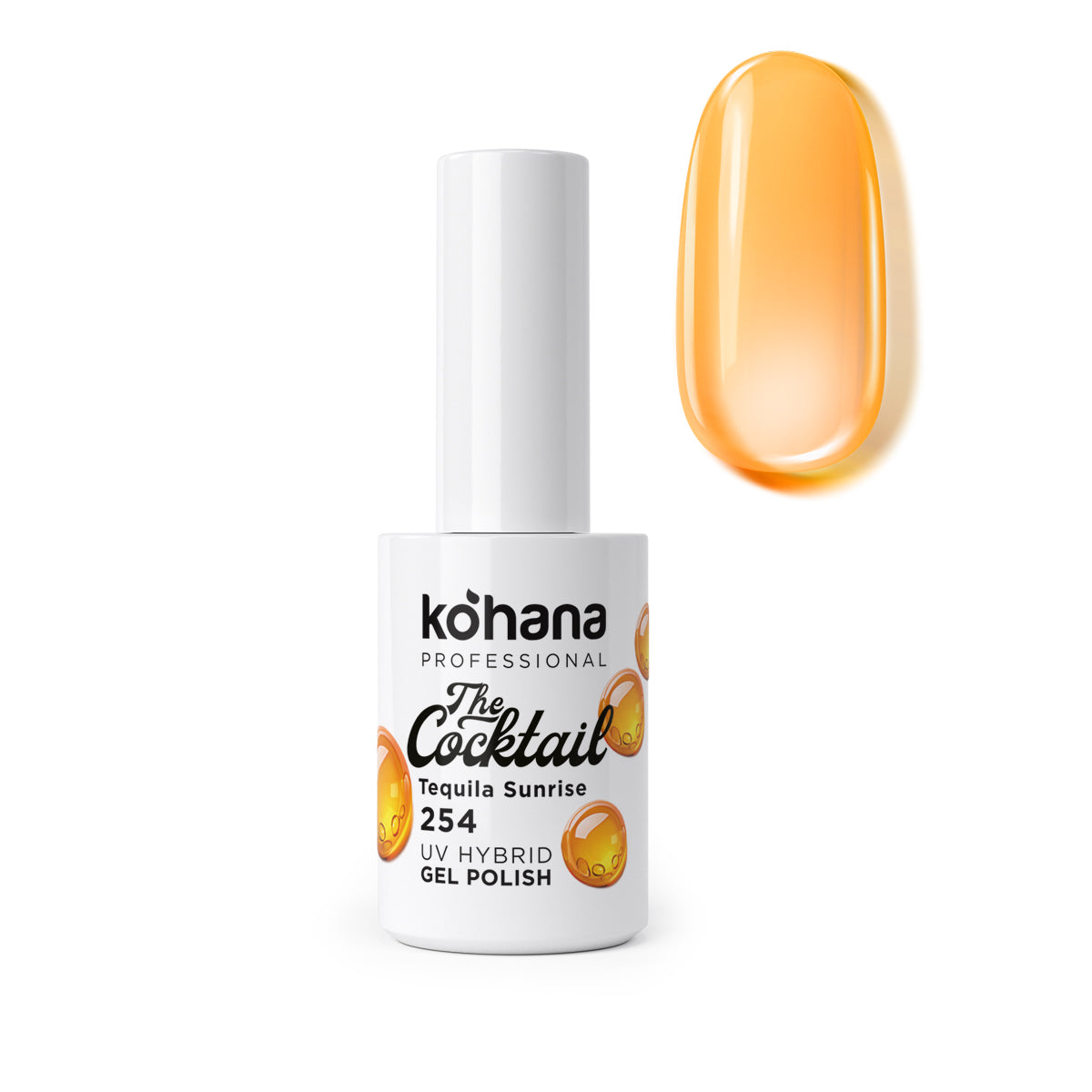 254 Tequila Sunrise Gel Polish 10ml