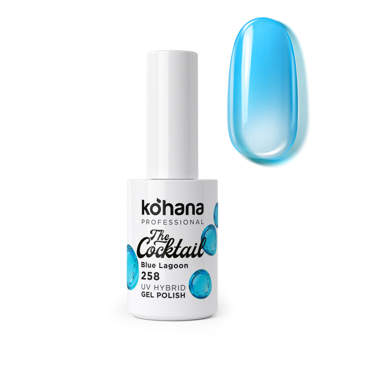 258 Blue Lagoon Gel Polish 10ml